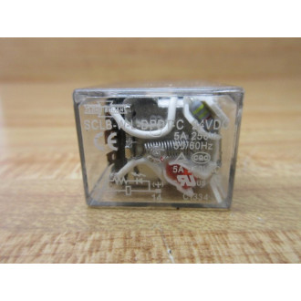 Song-Chuan SCLB-W-L-DPDT-C-24VDC Relay SCLBWLDPDTC24VDC - New No Box