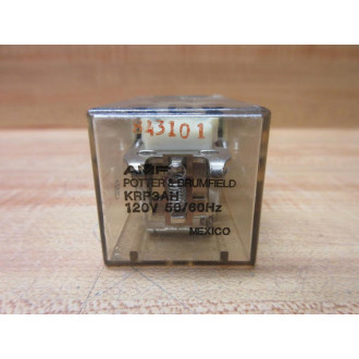 Potter & Brumfield KRP3AH-120V AC AMF Relay KRP3AH120V - Used