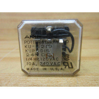 AMF Potter & Brumfield KU-5219 Relay KUP 5D15-24V DC - Used