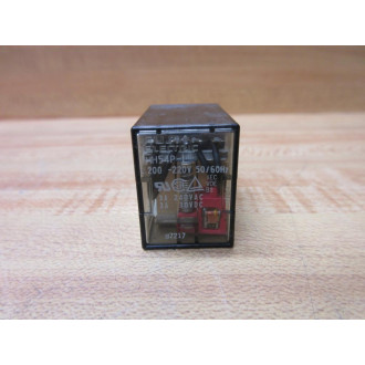 Fuji Electric HH54P-L-AC220V Relay HH54P-L-200-220V AC - Used