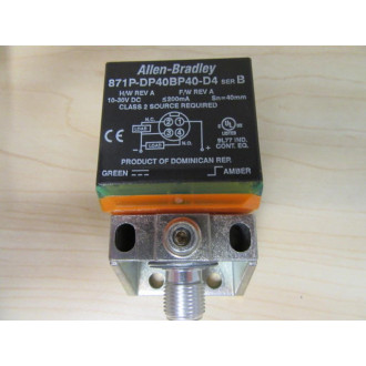 Allen Bradley 871P-DP40BP40-D4 Inductive Proximity Sensor