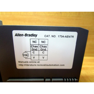Allen Bradley 1734-AENTR Communication Adapter Module W1734RTB - Used