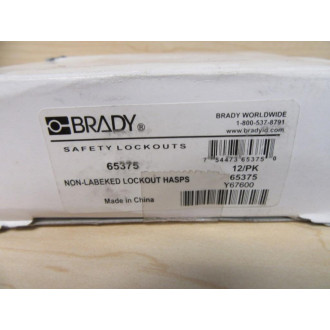 Brady 65375 Lockout Hasp (Pack of 12)