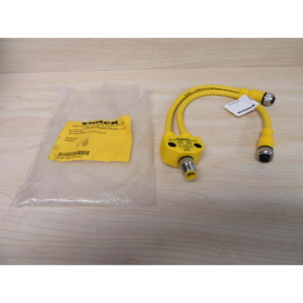 Turck VB2-FSM 4.42RKC 4T-0.190.24S1587 Molded Twin Junction U7699-11