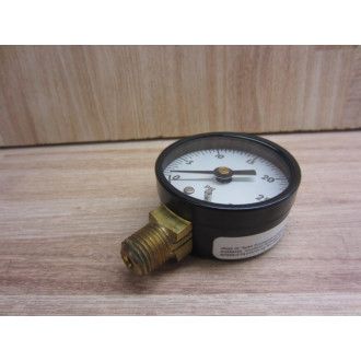 Ashcroft T-1000 Gauge 14" NPT 0-30 PSI 2"