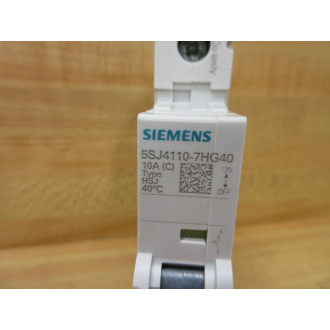 Siemens 5SJ4110-7HG40 Mini Circuit Breaker 5SJ41107HG40