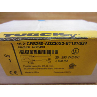 Turck BI2-CRS260-ADZ30X2-B1131S34 Position Sensor 4270493