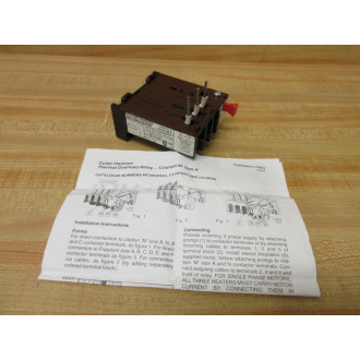 Cutler Hammer MC305ANA3D Thermal Overload Relay - New No Box