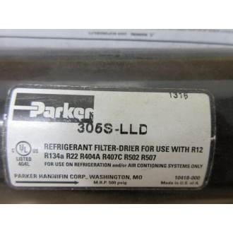 Parker 305S-LLD Liquid Line Filter-Drier 305SLLD