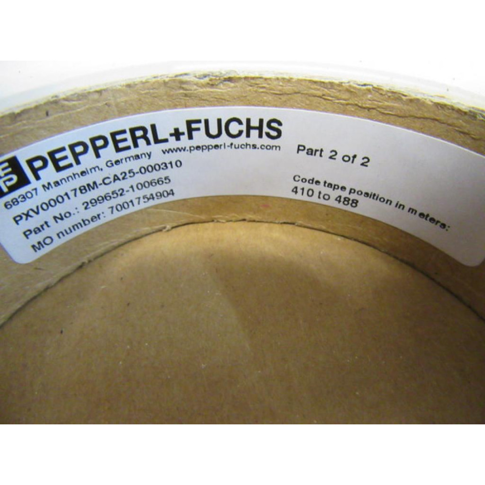 Fuchs Order Code Pepperl + Fuchs PXV000178M-CA25-000310 Code Tape (Pack of 2)