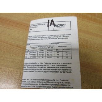 Noris RF502-A2 Limit Switch A60238 0001 - New No Box