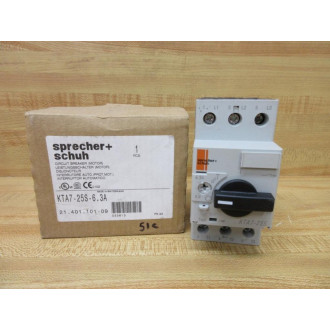 Sprecher + Schuh KTA7-25S-6.3A Circuit Breaker Motor KTA7-25S