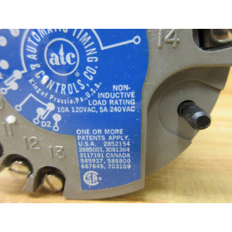 ATC 305E-023-A-2-0-PX Electromechanical Timer 305E023A20PX Cracked Housing