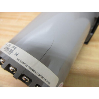 ATC 305E-023-A-2-0-PX Electromechanical Timer 305E023A20PX Cracked Housing