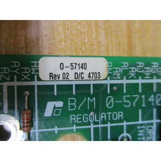 Reliance 0-57140 BM Regulator Card O-57140 Rev.02, 802289-10C - Used