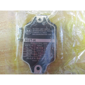 Allen Bradley 802T-H Limit Switch 802TH Series C