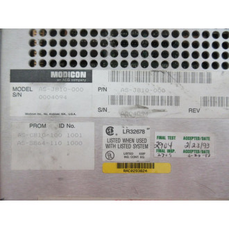 Modicon AS-J810-000 Interface Module ASJ810000 - Used