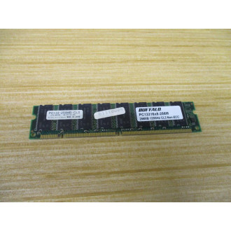 Buffalo PC1316x8-256M 256MB SDRAM Memory Module PC133-256MBCL3 (Pack of 2) - Used