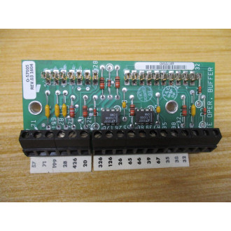 Reliance 0-57005 Remote Oper.Buffer O-57005 Rev.03, 705354-17A - Used