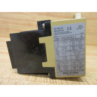 Allen Bradley 700-PH200B11 Overload Relay 700PH200B11