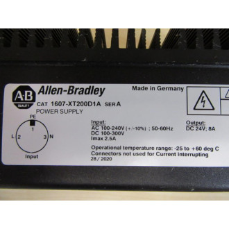 Allen Bradley 1607-XT200D1A Power Supply - Refurbished