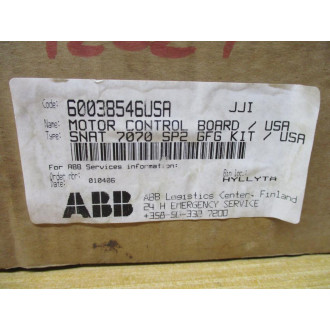 ABB SNAT-7070 Motor Control Board 60038546