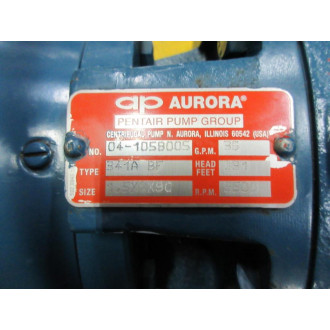 Pentair Aurora Pump BVC 213TTDW7022AB L Centrifugal Pump 341A BF - New No Box