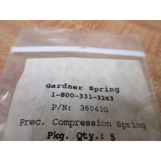 Gardner Spring 36041G Compression Spring (Pack of 5)