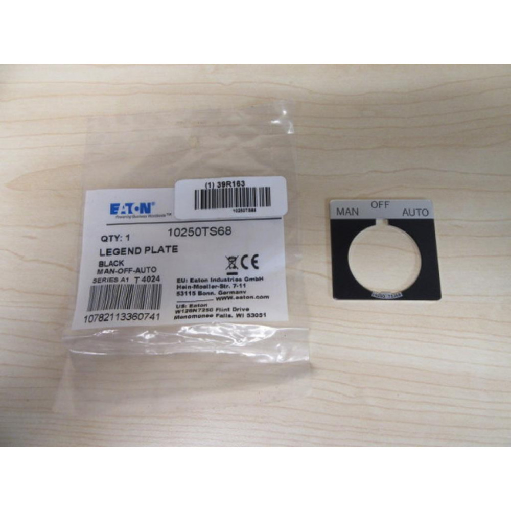 Eaton 10250TS68 Legend Plate