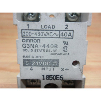 Omron G3NA-440B Relay G3NA440B WO Cover - Used