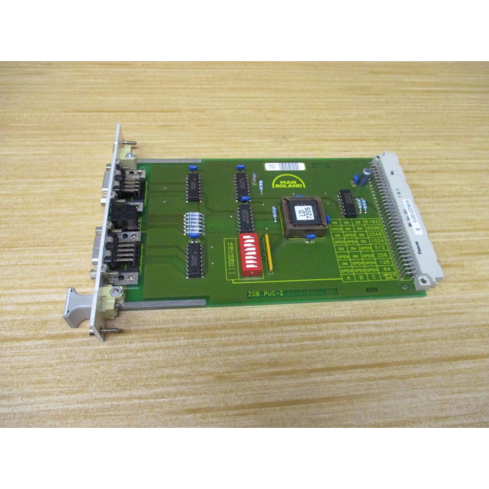 Man Roland 16.86227-0013 Circuit Board Module PUC-2 - Used
