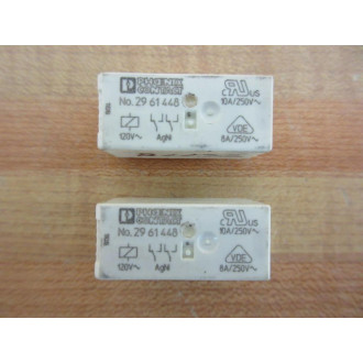 Phoenix Contact 29 61 448 Relay 2961448 (Pack of 2) - Used