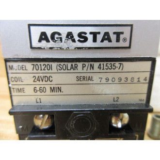 Agastat 7012OI Time Delay Relay 41535-7