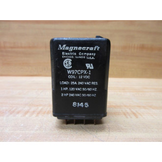 Magnecraft W97CPX-1 Relay W97CPX1 Black - Used