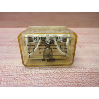 IDEC RH4B-U-DC24V Relay RH4B-U-24V DC - Used