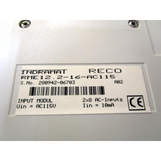 Indramat RME12.2-16-AC115 Input Module RME12216AC115 - New No Box