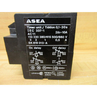 Asea SK 819 013-A Timing Relay SK819013A
