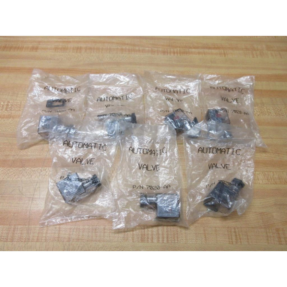 Automatic Valve 7020-AA Connector 7020AA (Pack of 7)