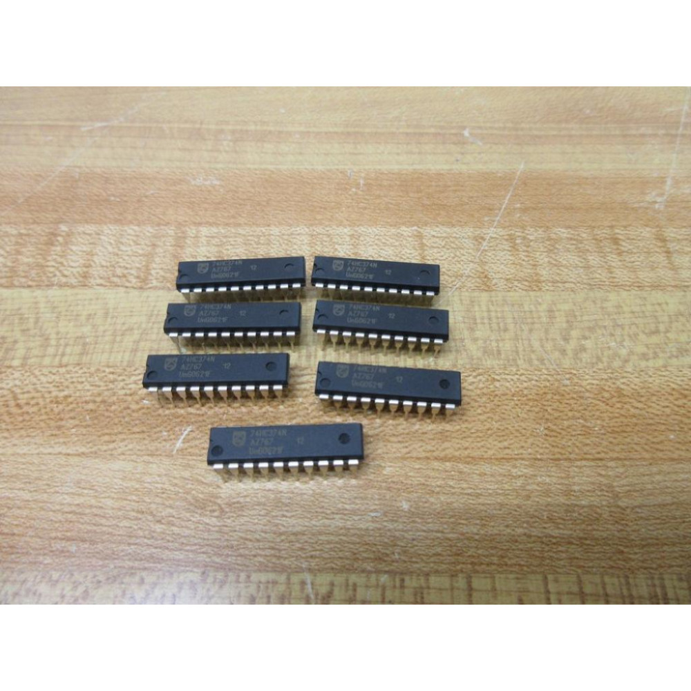 Philips 74HC374N Integrated Circuit (Pack of 7) - New No Box