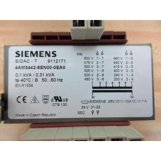Siemens 4AM3442-8EN00-0EA0 Transformer 4AM34428EN000EA0 - New No Box
