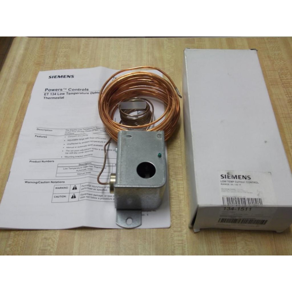Siemens 134-1511 Temperature Control 1341511