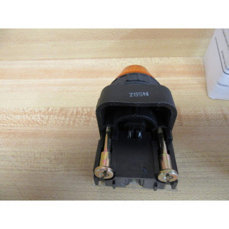 Allen Bradley 800H-QRL10A Amber Pilot Light 800HQRL10A - New No Box