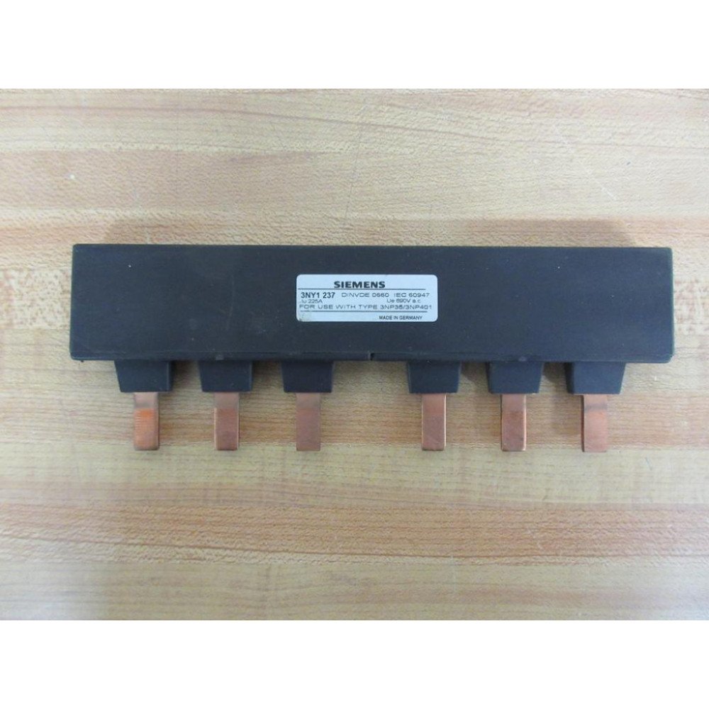 Siemens 3NY1 237 Terminal Block 3NY1237 - Used