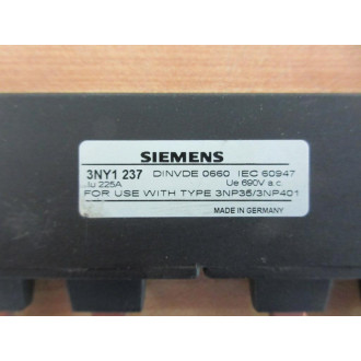 Siemens 3NY1 237 Terminal Block 3NY1237 - Used
