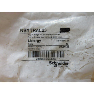 Schneider Electric NSYTRAL23 Linergy Plug-In Bridge (Pack of 36)