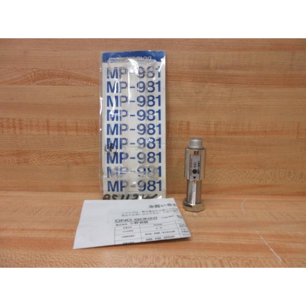 Ono Sokki MP-981 Electromagnetic Rotation Detector MP981