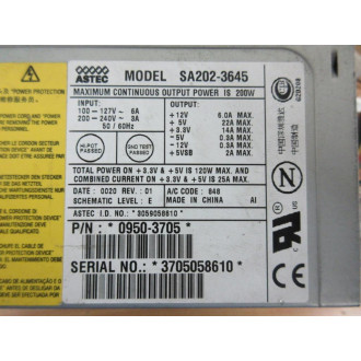 Astec SA202-3645 Power Supply SA2023645 - Used