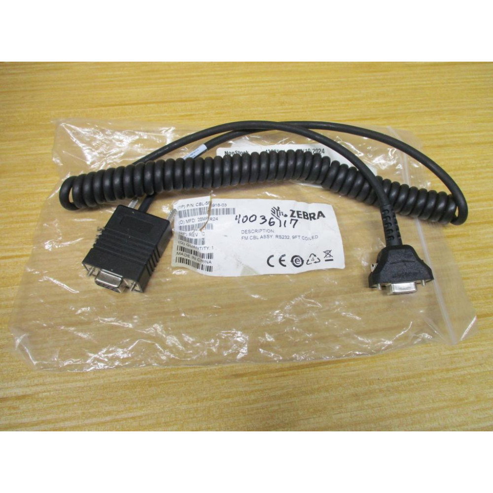 Zebra CBL-58918-03 FM Cable Assembly