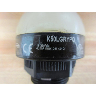 Banner K50LGRYPQ EZ-Light Indicator 18-35Vdc - Used