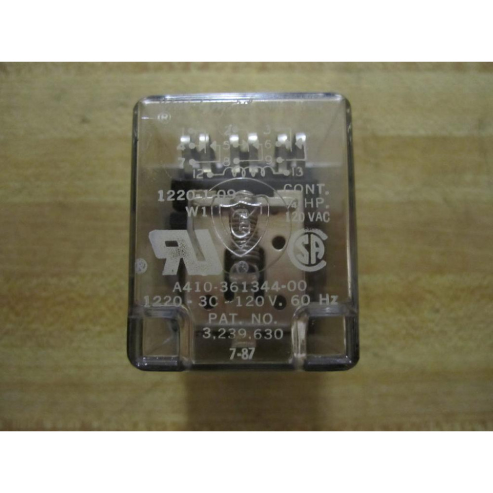 Uni-Guard A410-361344-00 Relay 1220-1-09 - New No Box